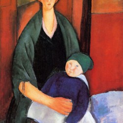 Modigliani - Sitting woman with child